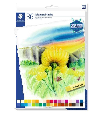 STAEDTLER DESIGN JOURNEY SOFT PASTELS SET 36