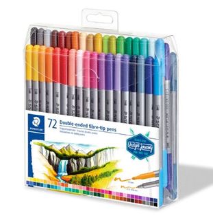 STAEDTLER DESIGN JOURNEY DOUBLE-ENDED PEN SET 72