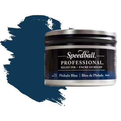 SPEEDBALL PRO RELIEF INK 236ML PHTHALO BLUE