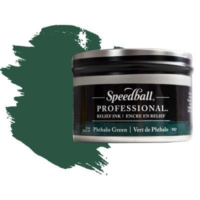 SPEEDBALL PRO RELIEF INK 236ML PHTHALO GREEN
