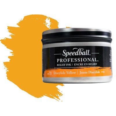 SPEEDBALL PRO RELIEF INK 236ML DIARYLIDE YELLOW