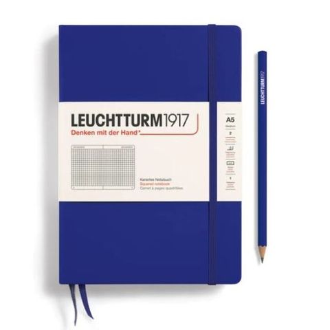 LEUCHTTURM1917 NOTEBOOK A5 SQUARED INK