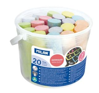 MILAN NON DUST MAXI CHALK BUCKET 20