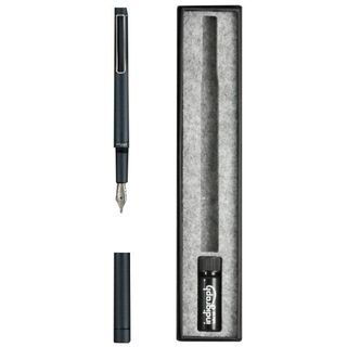 INDIGRAPH STEEL FOUNTAIN PEN - FINE