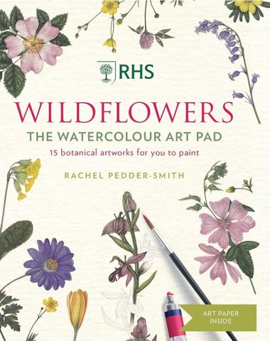 RHS WILDFLOWERS WATERCOLOUR ART PAD