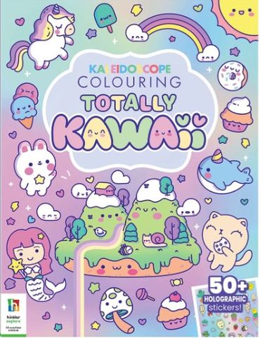 KALEIDOSCOPE STICKER COLOURING TOTALLY KAWAII