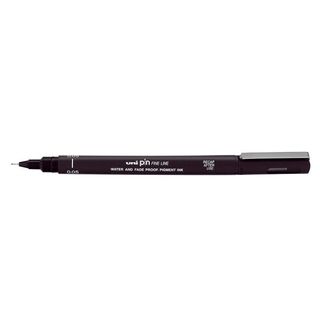 UNI PIN FINELINE PERMANENT BLACK PEN 0.05MM