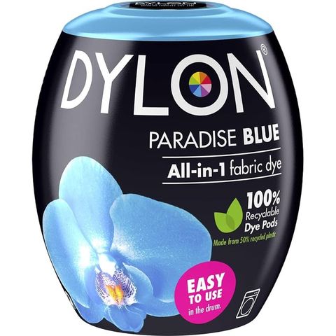 DYLON MACHINE DYE PODS 350G PARADISE BLUE
