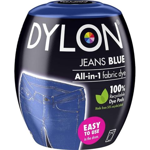 DYLON MACHINE DYE PODS 350G JEANS BLUE