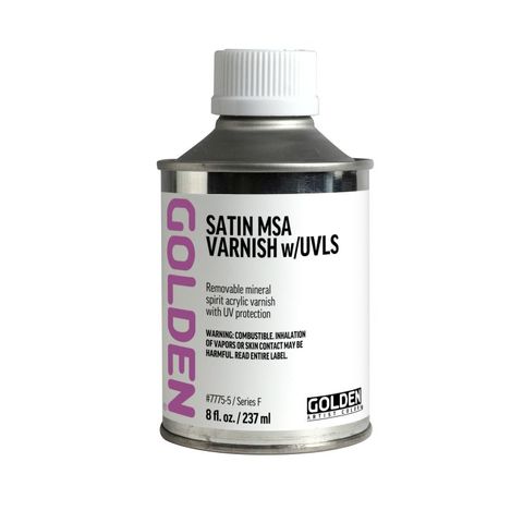 GOLDEN MSA VARNISH SATIN 236ML