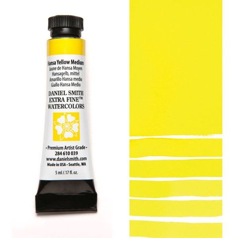 DANIEL SMITH W/C 5ML HANSA YELLOW MEDIUM