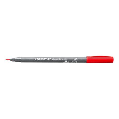 STAEDTLER PIGMENT BRUSH PEN RED