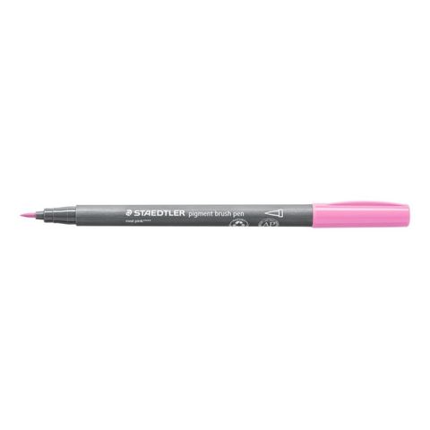 STAEDTLER PIGMENT BRUSH PEN ROSE PINK