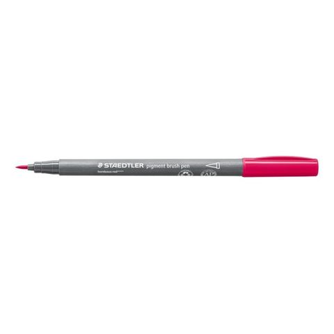 STAEDTLER PIGMENT BRUSH PEN BORDEAUX RED