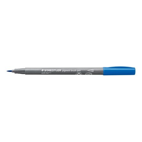 STAEDTLER PIGMENT BRUSH PEN PACIFIC BLUE