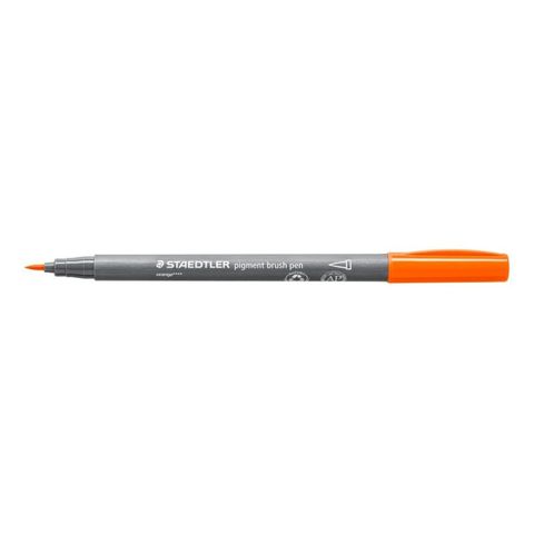 STAEDTLER PIGMENT BRUSH PEN ORANGE