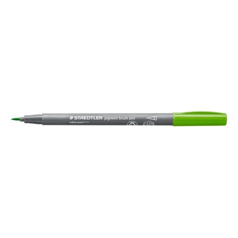 STAEDTLER PIGMENT BRUSH PEN WILLOW GREEN