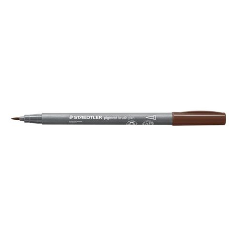 STAEDTLER PIGMENT BRUSH PEN BROWN