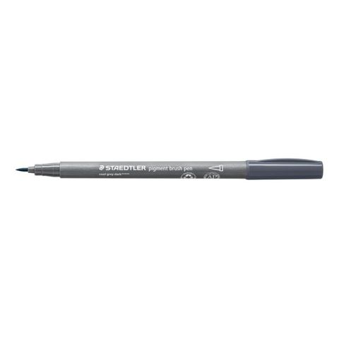 STAEDTLER PIGMENT BRUSH PEN COOL GREY DARK