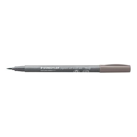 STAEDTLER PIGMENT SOFT BRUSH PEN WARM GREY MEDIUM