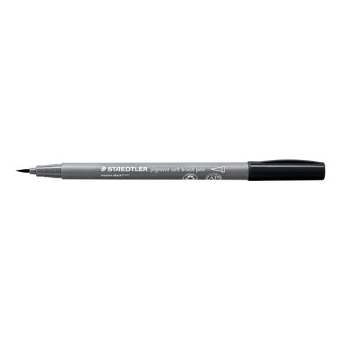 STAEDTLER PIGMENT SOFT BRUSH PEN INTENSE BLACK