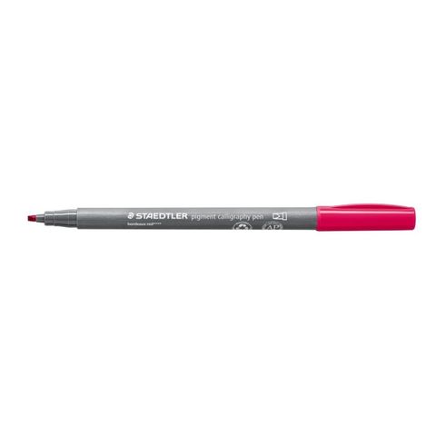 STAEDTLER PIGMENT CALLIGRAPHY PEN BORDEAUX RED