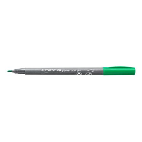 STAEDTLER PIGMENT BRUSH PEN GREEN