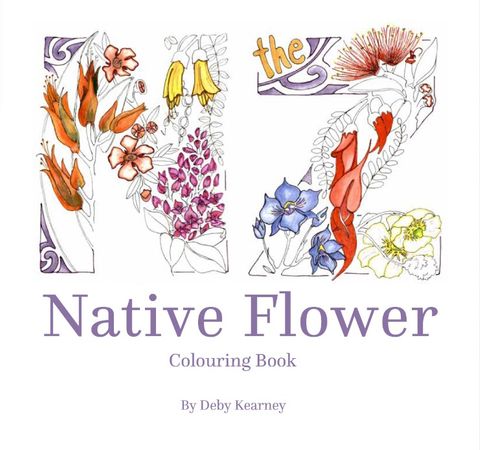 NEW ZEALAND FLOWER COLOURING BOOK