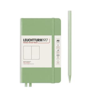 LEUCHTTURM1917 NOTEBOOK POCKET A6 PLAIN SAGE