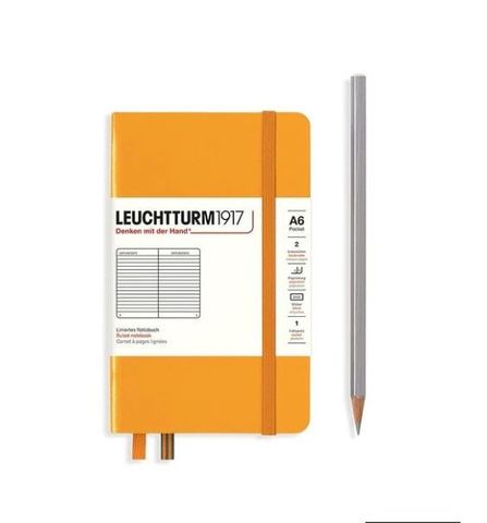 LEUCHTTURM1917 NOTEBOOK POCKET A6 RULED RISING SUN