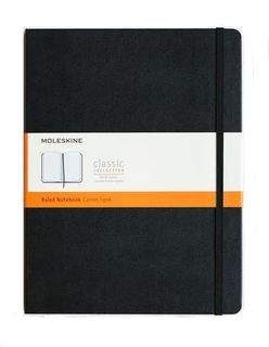 MOLESKINE RULED NOTEBOOK XL BLACK