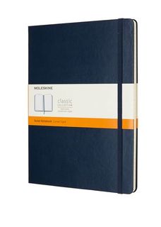 MOLESKINE RULED NOTEBOOK XL SAPPHIRE BLUE