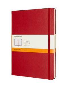 MOLESKINE RULED NOTEBOOK XL RED