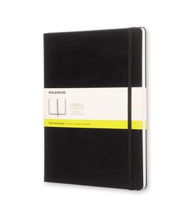 MOLESKINE PLAIN NOTEBOOK XL BLACK