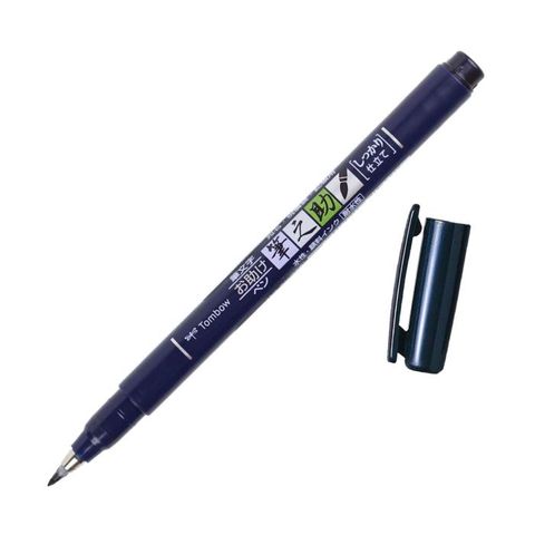 TOMBOW FUDENOSUKE HARD BRUSH PEN BLACK