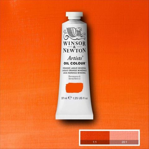 W&N ARTISTS OIL 37ML ORANGE LAQUE MINERAL S2