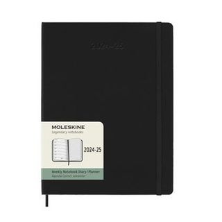 MOLESKINE 18M DIARY WEEKLY XL SOFT COVER BLK