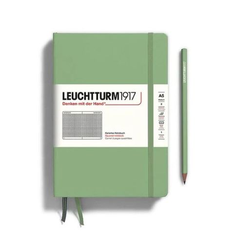 LEUCHTTURM1917 NOTEBOOK A5 SQUARES SAGE