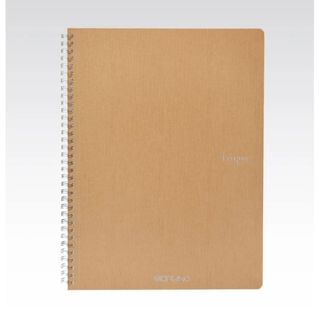 FABRIANO ECOQUA SPIRAL BOOK A4 GRID BROWN PERFORA