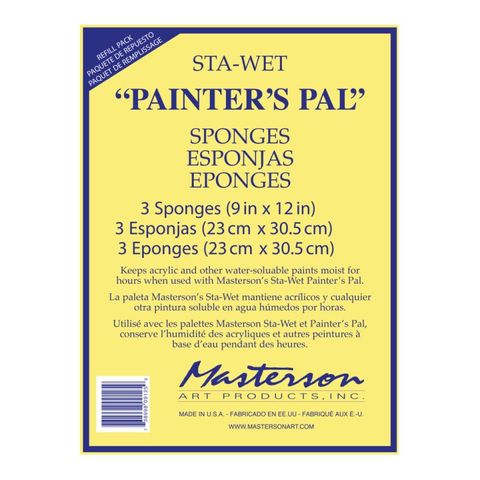 MASTERSON STA-WET PAINTERS PAL SPONGE REFILL (3)