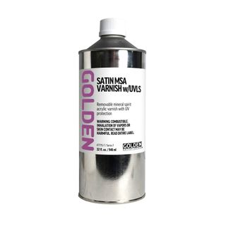 GOLDEN MSA VARNISH SATIN 946ML