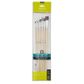 PEBEO 8 LONG BRUSH SET ROUND/FLAT BROWN BRISTLE