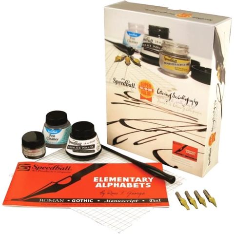 SPEEDBALL SUPER VALUE LETTERING & CALLIGRAPHY KIT