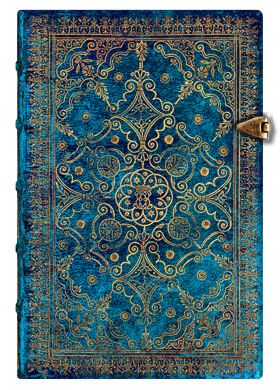 PAPERBLANKS EQUINOXE AZURE MIDI LINED