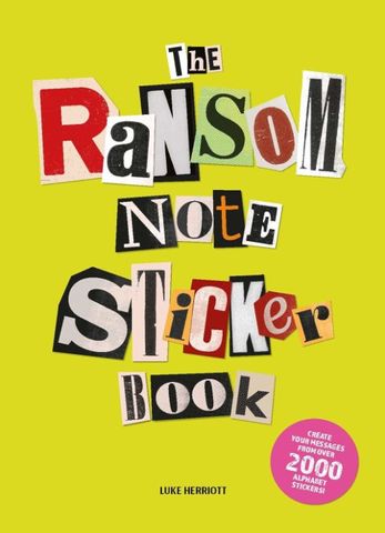 RANSOM NOTE STICKER BOOK