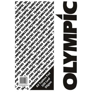 OLYMPIC TOPLESS PAD 50GSM A4 100 LEAF