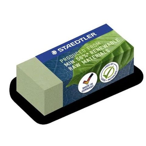 STAEDTLER 526 83-5 NATURAL ERASER, OLIVE GREEN