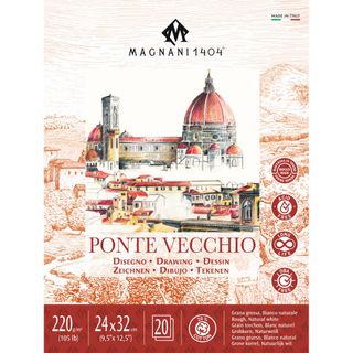 MAGNANI PONTE VECCHIO 220G DRAW PAD 24X32CM (20)