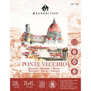 MAGNANI PONTE VECCHIO 220G DRAW PAD 35X45CM (20)
