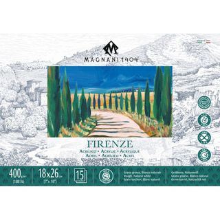 MAGNANI FIRENZE ACRYLIC 400G PAD 18X26CM (15)